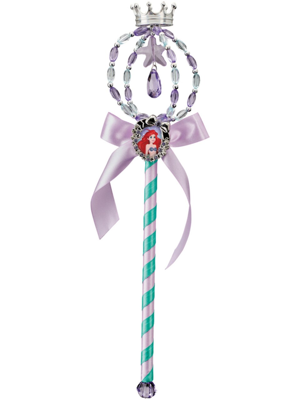 Child's Girls Disney Princess Ariel The Little Mermaid Wand Costume Accessory